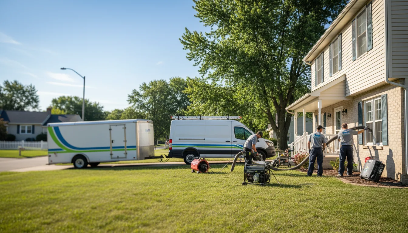 Flooded Basement Restoration And Cleanup With Repair in Hines, IL near me